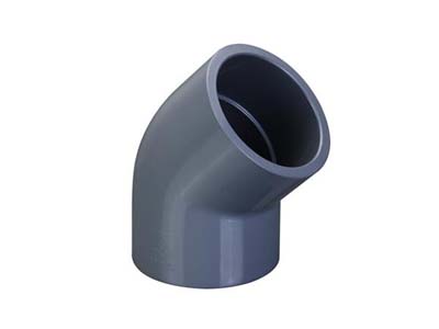 PVC45度弯头